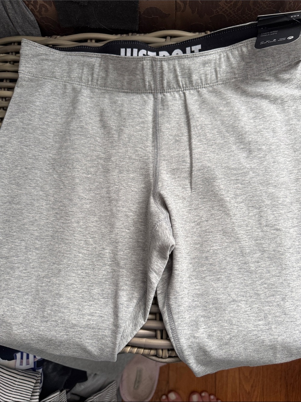 Nike Grey Heather Boys' Athletic Shorts with Branded Waistband